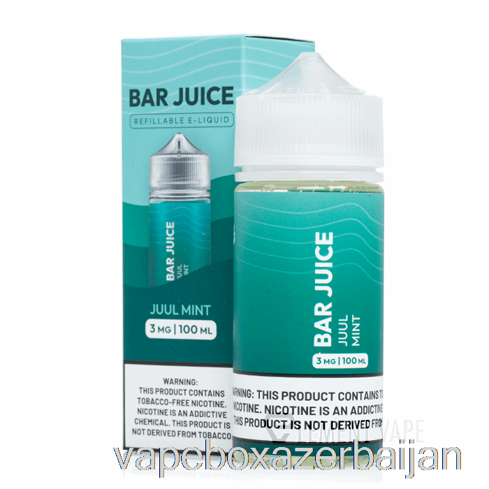 E-Juice Vape Juul Mint - Bar Juice - 100mL 6mg